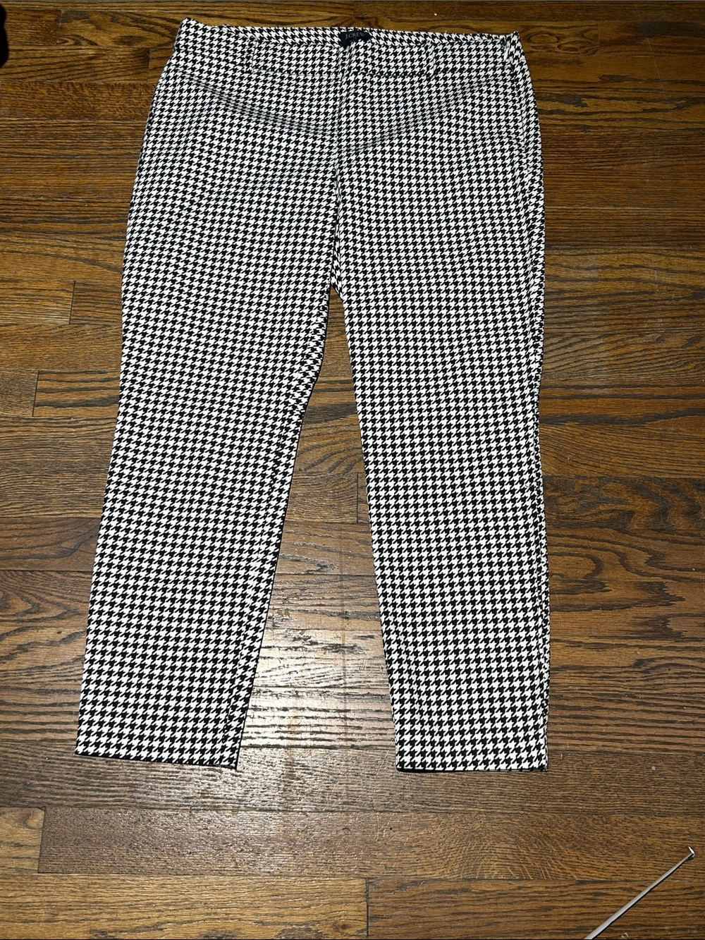 J. Crew Black & White Houndstooth Kids Pants